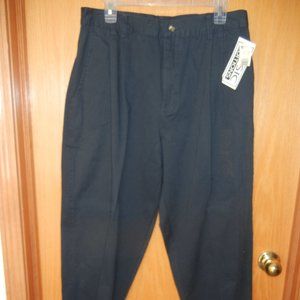 NWT Basic Editions Vintage Sz 16 Trouser Chino 1990 Tapered Pleated Pant Hi Rise